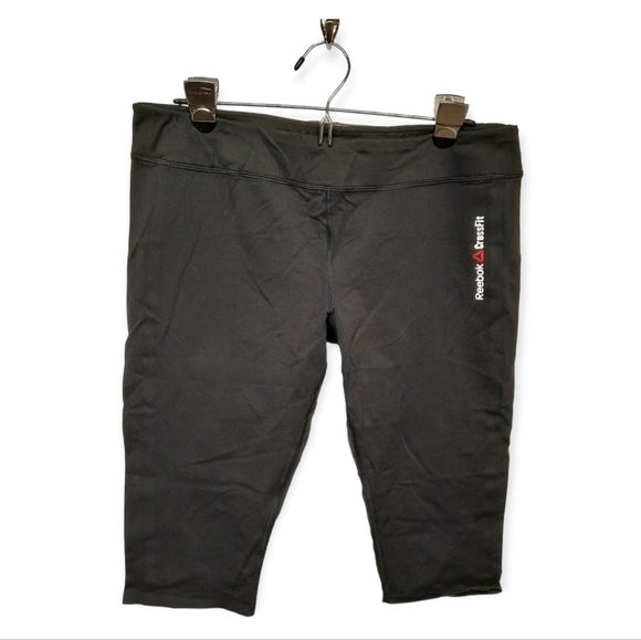 Reebok CrossFit Bike Shorts Workout Size XL Black - Picture 1 of 8